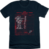 1998 Atlanta Batting Lineup Tee In The Clutch